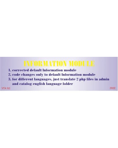 Corrected Information Module